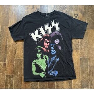 Kiss Band T-Shirt Mens Size Large Live Nation Merchandise Kiss Band Members Tee